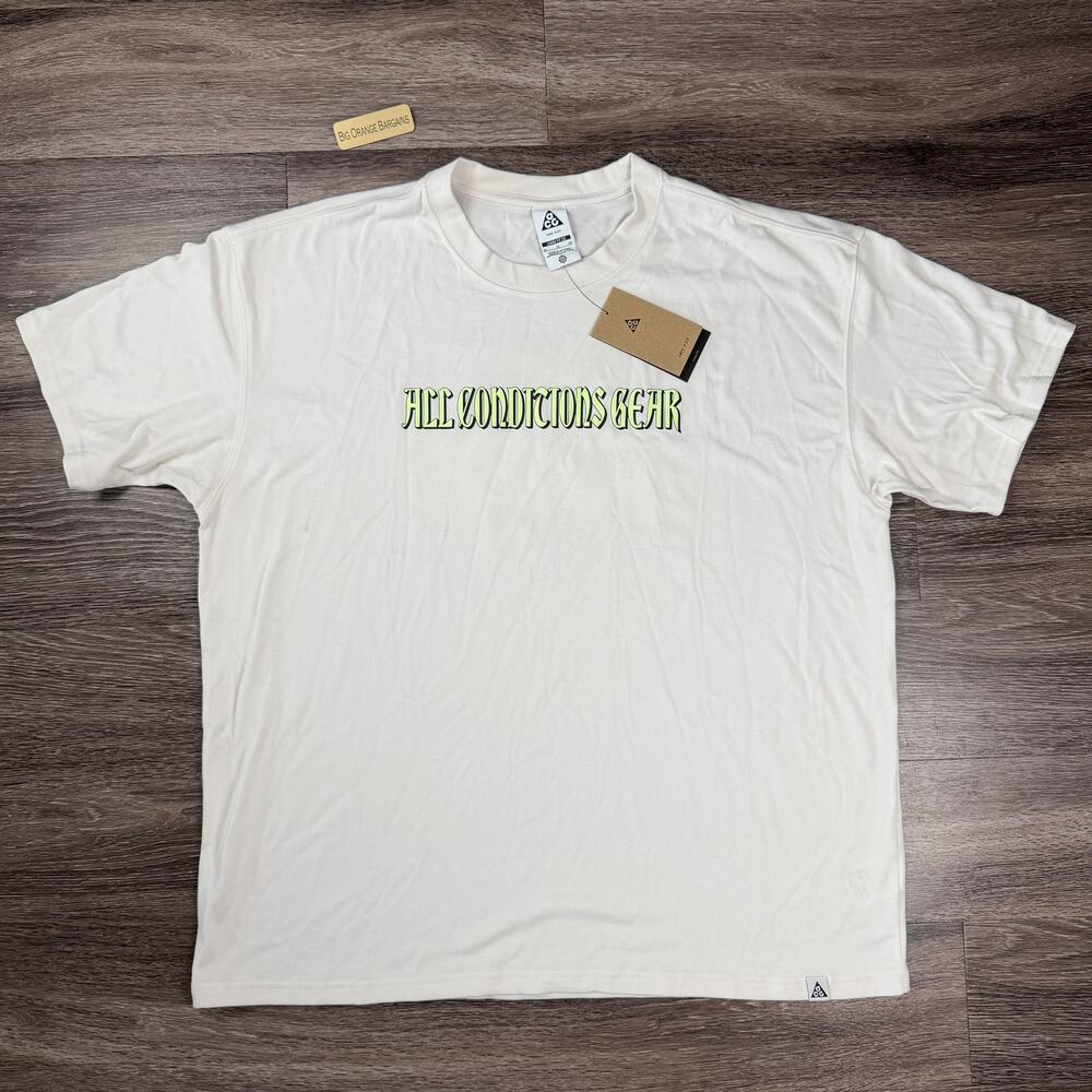 Nike ACG Dri-FIT ‘Iguana’ T-Shirt (Phantom Grey) Men’s XL HJ0884-030 NWT